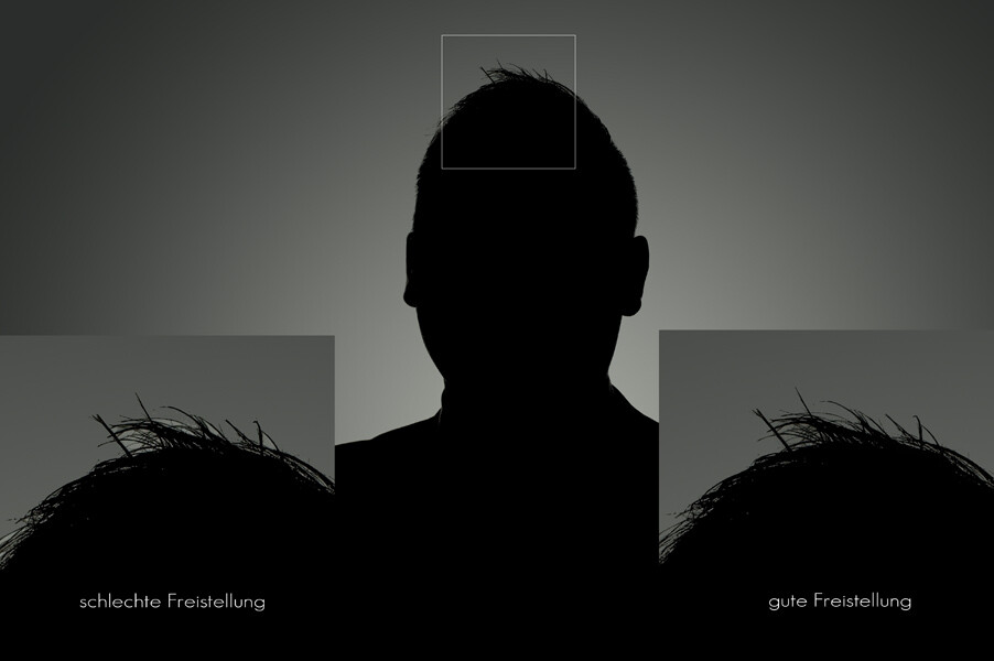 freistellung freistellung haare hintergrund