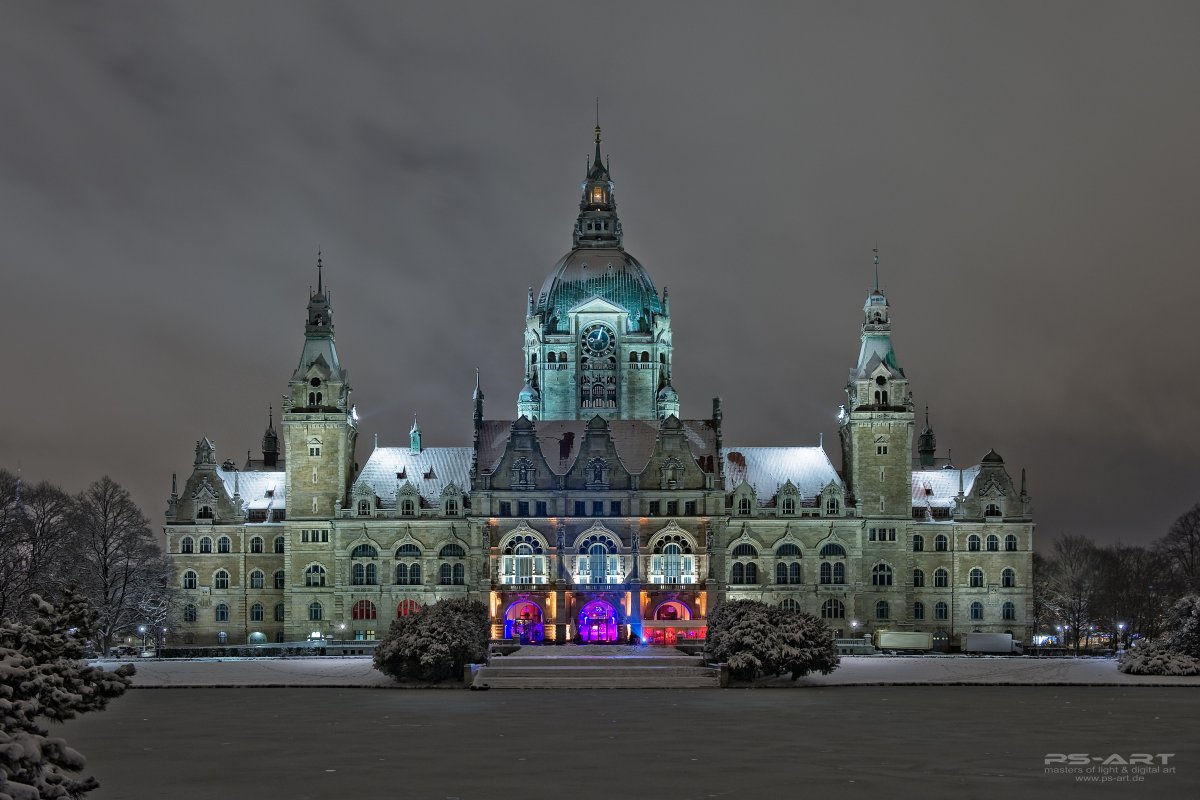 Rathaus-Hannover-Winter