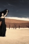 Madonna-Frozen-Fotoshooting-in-der-Wueste-Fotomontage